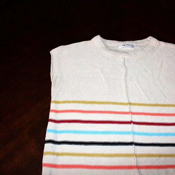 Zeagoo Colorful Striped Knit Tank Top - Size S - NWOT - Picture 3 of 5